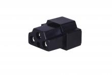Craftmade CUC10-ETE-BLK - Under Cabinet Light End-To-End Connector in Black