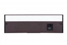 Craftmade CUC3012-BZ-LED - 12" Under Cabinet LED Light Bar in Bronze (3-in-1 Adjustable Color Temperature)