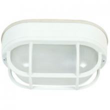 Craftmade Z396-TW - Oval Bulkhead 1 Light Small Flush/Wall Mount in Textured White