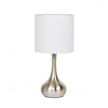 Craftmade 86226 - 1 Light Metal Base Table Lamp in Brushed Polished Nickel