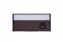 Craftmade CUC3008-BZ-LED - 8" Under Cabinet LED Light Bar in Bronze (3-in-1 Adjustable Color Temperature)