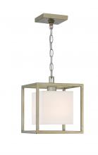 Designers Fountain 94130-SG - Chloie Collection - 1 Light - Mini Pendant - 9"W - 10.5"H - Sterling Gold Finish