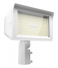 RAB Lighting X22-150W - X22 FLOOD 150/125/100/75W 7HX6V/6HX6V/5HX5V 3000/4000/5000K SLIPFITTER + TRUNNION PHOTOCELL WHITE