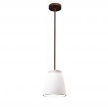 Justice Design Group CER-6425-BIS-DBRZ-RIGID - Small Trapezoid Pendant