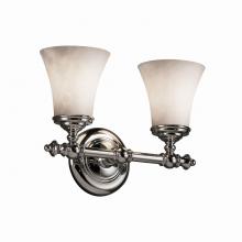 Justice Design Group CLD-8522-20-CROM - Tradition 2-Light Bath Bar