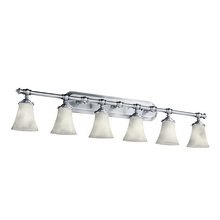 Justice Design Group CLD-8526-20-CROM - Tradition 6-Light Bath Bar