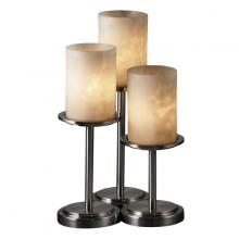 Justice Design Group CLD-8797-10-NCKL - Dakota 3-Light Table Lamp