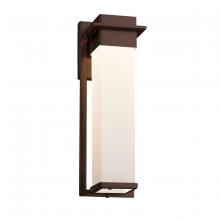 Justice Design Group FSN-7544W-OPAL-DBRZ - Pacific Large Outdoor LED Wall Sconce