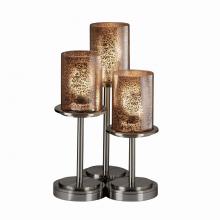 Justice Design Group FSN-8797-10-MROR-NCKL - Dakota 3-Light Table Lamp