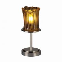Justice Design Group GLA-8798-16-AMBR-NCKL - Dakota 1-Light Table Lamp (Short)