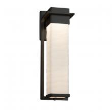 Justice Design Group PNA-7544W-WAVE-MBLK - Pacific Large Outdoor LED Wall Sconce