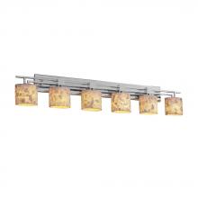 Justice Design Group ALR-8706-15-NCKL - Aero 6-Light Bath Bar