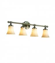 Justice Design Group CLD-8524-20-CROM - Tradition 4-Light Bath Bar