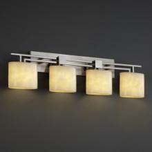 Justice Design Group CLD-8704-30-MBLK - Aero 4-Light Bath Bar