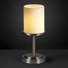 Justice Design Group CNDL-8798-14-AMBR-MBLK - Dakota 1-Light Table Lamp (Short)