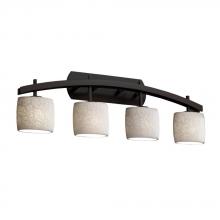 Justice Design Group POR-8594-10-BMBO-MBLK - Archway 4-Light Bath Bar