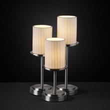 Justice Design Group POR-8797-10-WFAL-DBRZ - Dakota 3-Light Table Lamp