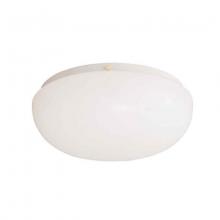 International E8118-30 - Two Light White Mushroom Flush Mount