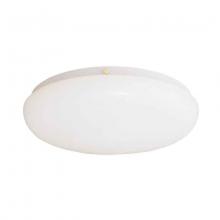 International E8235-30 - One Light White Mushroom Flush Mount