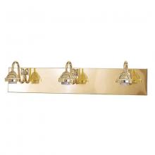 International FX-3060 - Three Light Brass Vanity