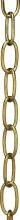 Satco Products Inc. 79/464 - 8 Gauge Chain; Antique Brass Finish; 1 Yard Length; 11/2" Link Length; 7/8" Link Width;