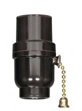 Satco Products Inc. 80/1108 - Socket; Medium base; Brass on-off pull chain, 1/8 IP cap with metal bushing less set screw