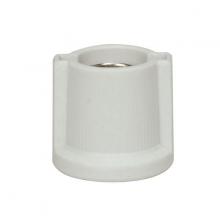 Satco Products Inc. 80/1120 - Keyless Medium Base Surface Mount Porcelain Socket w/2 Bushings