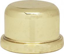 Satco Products Inc. 80/1181 - 1/2" Finial; Zinc Die Cast 1/4-27; Polished Brass Finish