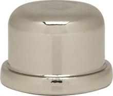 Satco Products Inc. 80/1182 - 1/2" Finial; Zinc Die Cast 1/4-28; Nickel Finish