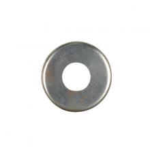Satco Products Inc. 80/1282 - Steel Check Ring; Straight Edge; 1/8 IP Slip; Unfinished; 4" Diameter