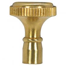 Satco Products Inc. 80/1353 - Solid Brass Knob; 4/36 Mandrel; Polished Brass