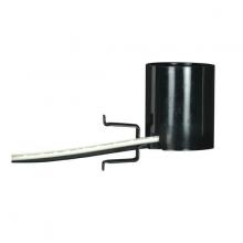 Satco Products Inc. 80/1642 - Snap-In Double Spring Clip; 12" B/W Leads 150C; 1-1/2" Height; 1-1/4" Diameter; Bracket