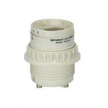 Satco Products Inc. 80/1856 - Phenolic Self-Ballasted CFL Lampholder With Uno Ring; 277V, 60Hz, 0.20A; 18W G24q-2 And GX24q-2;