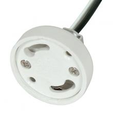 Satco Products Inc. 80/2594 - CFL Self Ballast For GU24; 60" 18 AWM 105C Leads; U-Channel; 1/8 IP Hickey; 1-1/4" Height