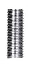 Satco Products Inc. 90/1009 - 1/8 IP Steel Nipple; Zinc Plated; 11-1/2" Length; 3/8" Wide