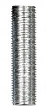 Satco Products Inc. 90/1014 - 1/8 IP Steel Nipple; Zinc Plated; 3-3/4" Length; 3/8" Wide