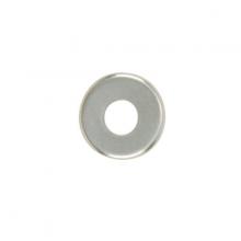 Satco Products Inc. 90/1095 - Steel Check Ring; Curled Edge; 1/8 IP Slip; Nickel Plated Finish; 1-1/4"