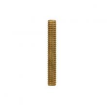 Satco Products Inc. 90/1190 - 1/8 IP Solid Brass Nipple; Unfinished; 2-1/4" Length; 3/8" Wide