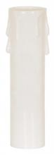 Satco Products Inc. 90/1248 - Plastic Drip Candle Cover; White Plastic Drip; 1-3/16" Inside Diameter; 1-1/4" Outside