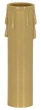 Satco Products Inc. 90/1249 - Plastic Drip Candle Cover; Antique Plastic Drip; 1-3/16" Inside Diameter; 1-1/4" Outside