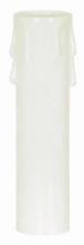 Satco Products Inc. 90/1250 - Plastic Drip Candle Cover; White Plastic Drip; 1-3/16" Inside Diameter; 1-1/4" Outside
