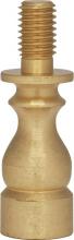 Satco Products Inc. 90/140 - Solid Brass Riser; 1/4-27; Burnished And Lacquered; 1" Height