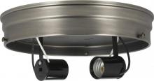 Satco Products Inc. 90/1439 - 8" 2-Light Ceiling Pan; Brushed Nickel Finish; Includes Hardware; 60W Max
