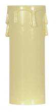 Satco Products Inc. 90/1516 - Plastic Drip Candle Cover; Ivory Plastic Drip; 1-13/16" Inside Diameter; 1-1/4" Outside