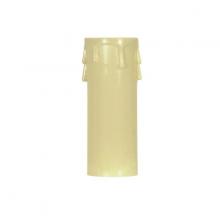 Satco Products Inc. 90/1517 - Plastic Drip Candle Cover; Ivory Plastic Drip; 1-13/16" Inside Diameter; 1-1/4" Outside