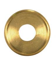 Satco Products Inc. 90/1597 - Turned Brass Check Ring; 1/8 IP Slip; Unfinished; 1" Diameter