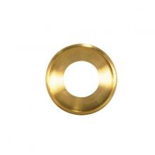 Satco Products Inc. 90/1613 - Turned Brass Check Ring; 1/4 IP Slip; Unfinished; 1-1/8" Diameter