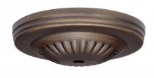 Satco Products Inc. 90/1887 - Ribbed Canopy Kit And Matching Hardware; Dark Antique Brass Finish; 5" Diameter; 7/16"