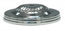 Satco Products Inc. 90/1889 - Ribbed Canopy Kit And Matching Hardware; Polished Nickel Finish; 5" Diameter; 7/16" Center