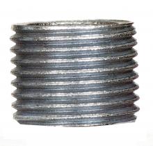 Satco Products Inc. 90/2128 - 3/8 IP Steel Nipple; Zinc Plated; 1/2" Length; 5/8" Wide